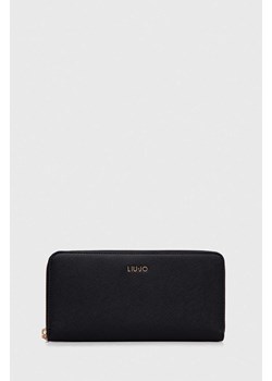 Liu Jo portfel damski kolor czarny ze sklepu ANSWEAR.com w kategorii Portfele damskie - zdjęcie 167375870