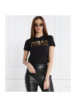 Versace Jeans Couture T-shirt | Regular Fit ze sklepu Gomez Fashion Store w kategorii Bluzki damskie - zdjęcie 167379480