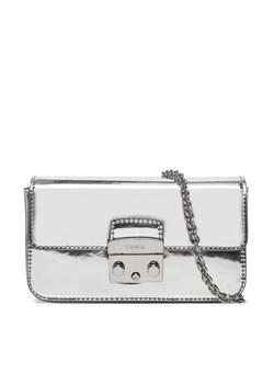 Torebka Furla Metropolis Mini Crossbody WE00446-BX2052-Y3000-1057 Color Silver ze sklepu eobuwie.pl w kategorii Kopertówki - zdjęcie 167381323