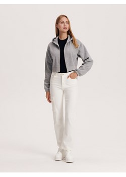 Reserved - Jeansy straight z kieszenią - biały ze sklepu Reserved w kategorii Jeansy damskie - zdjęcie 167383493