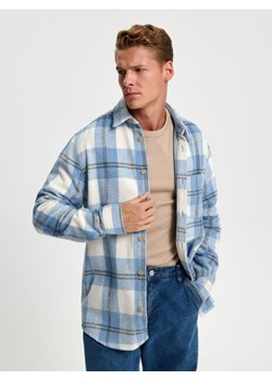 Sinsay - Koszula w kratę - błękitny ze sklepu Sinsay w kategorii Koszule męskie - zdjęcie 167383750