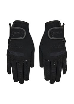 Rękawiczki Damskie Horka Gloves Domy Suede 138520 Black ze sklepu eobuwie.pl w kategorii Rękawiczki damskie - zdjęcie 167384153