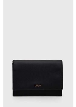 Liu Jo kopertówka kolor czarny ze sklepu ANSWEAR.com w kategorii Kopertówki - zdjęcie 167387491