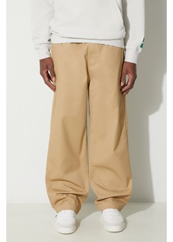 Carhartt WIP spodnie Newhaven Pant męskie kolor beżowy proste I032913.1YA02 ze sklepu PRM w kategorii Spodnie męskie - zdjęcie 167391813