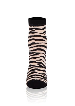 Skarpetki damskie S154Z Zebra w kolorze czarno-beżowym, Kolor czarno-beżowy, Rozmiar 39-41, Gee One ze sklepu Primodo w kategorii Skarpetki damskie - zdjęcie 167401924
