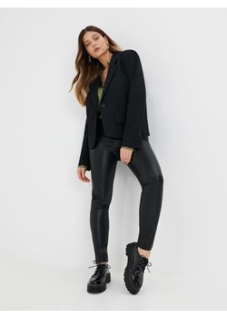 Sinsay - Spodnie z imitacji skóry - czarny ze sklepu Sinsay w kategorii Spodnie damskie - zdjęcie 167411900