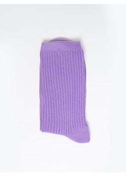 Skarpety damskie bawełniane fioletowe Ellenka 500 ze sklepu Big Star w kategorii Skarpetki damskie - zdjęcie 167416392