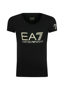 EA7 T-shirt | Regular Fit ze sklepu Gomez Fashion Store w kategorii Bluzki dziewczęce - zdjęcie 167422880