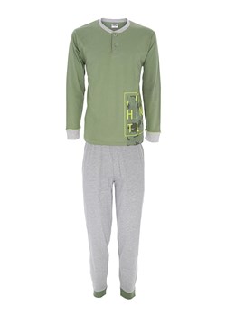 COTONELLA Piżama w kolorze szaro-zielonym ze sklepu Limango Polska w kategorii Piżamy męskie - zdjęcie 167423990