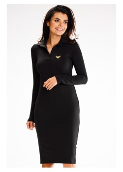Awama Sukienka w kolorze czarnym ze sklepu Limango Polska w kategorii Sukienki - zdjęcie 167424042