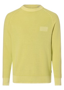 Jack & Jones Sweter męski Mężczyźni Bawełna kiwi jednolity ze sklepu vangraaf w kategorii Swetry męskie - zdjęcie 167425000