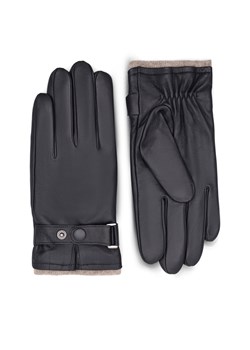 Rękawiczki Męskie Lasocki 2M6-002-AW23 Czarny ze sklepu eobuwie.pl w kategorii Rękawiczki męskie - zdjęcie 167425373