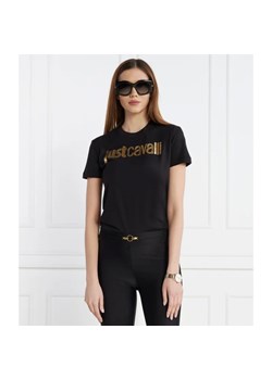 Just Cavalli T-shirt | Regular Fit ze sklepu Gomez Fashion Store w kategorii Bluzki damskie - zdjęcie 167434183