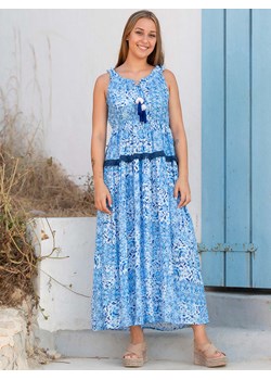 Isla Bonita by SIGRIS Sukienka w kolorze niebieskim ze wzorem ze sklepu Limango Polska w kategorii Sukienki - zdjęcie 167434910