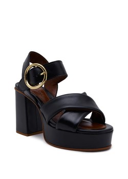 See By Chloé Skórzane sandały na słupku ze sklepu Gomez Fashion Store w kategorii Sandały damskie - zdjęcie 167437982