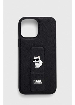 Karl Lagerfeld etui na telefon iPhone 13 Pro Max 6.7&apos;&apos; kolor czarny ze sklepu ANSWEAR.com w kategorii Etui - zdjęcie 167440632