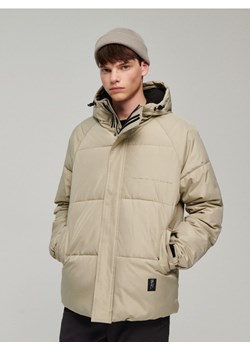 Pikowana kurtka zimowa beżowa ze sklepu House w kategorii Kurtki męskie - zdjęcie 167446804