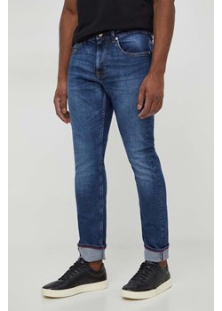 Tommy Hilfiger jeansy męskie kolor granatowy ze sklepu ANSWEAR.com w kategorii Jeansy męskie - zdjęcie 167447784