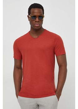 United Colors of Benetton t-shirt bawełniany męski kolor czerwony ze sklepu ANSWEAR.com w kategorii T-shirty męskie - zdjęcie 167447934