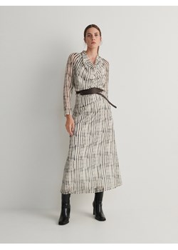 Reserved - Sukienka maxi z paskiem - wielobarwny ze sklepu Reserved w kategorii Sukienki - zdjęcie 167448524