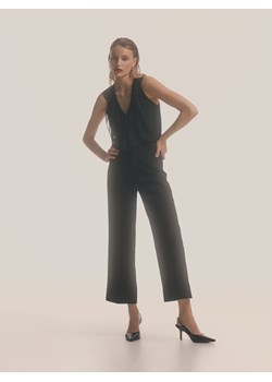 Reserved - Spodnie z kantem - czarny ze sklepu Reserved w kategorii Spodnie damskie - zdjęcie 167448543
