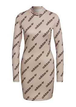 adidas Sukienka w kolorze beżowym ze sklepu Limango Polska w kategorii Sukienki - zdjęcie 167451880