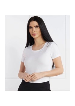 EA7 T-shirt | Regular Fit ze sklepu Gomez Fashion Store w kategorii Bluzki damskie - zdjęcie 167458503