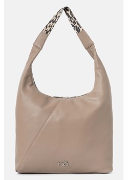 Beżowa, prostokątna torebka na ramię Nobo z parcianą ze sklepu NOBOBAGS.COM w kategorii Torby Shopper bag - zdjęcie 167463784