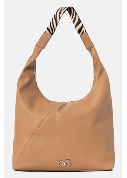 Camelowa, prostokątna torebka na ramię Nobo z parcianą rączką ze sklepu NOBOBAGS.COM w kategorii Torby Shopper bag - zdjęcie 167464010