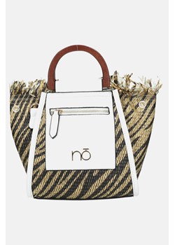 Mini shopperka Nobo z plecionką w motyw zebry ze sklepu NOBOBAGS.COM w kategorii Torby Shopper bag - zdjęcie 167464541