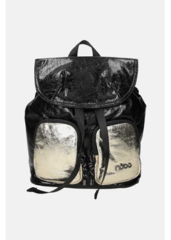 Błyszczący plecak Nobo czarno-złoty ze sklepu NOBOBAGS.COM w kategorii Plecaki - zdjęcie 167465034