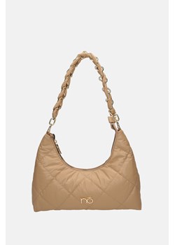 Mała pikowana torebka na ramię Nobo na łańcuszku beżowa ze sklepu NOBOBAGS.COM w kategorii Kopertówki - zdjęcie 167465093