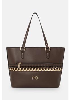 Shopperka Nobo z łańcuchem brązowa ze sklepu NOBOBAGS.COM w kategorii Torby Shopper bag - zdjęcie 167465640