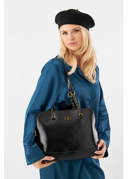 Elegancka torebka na ramię Nobo czarna ze sklepu NOBOBAGS.COM w kategorii Torby Shopper bag - zdjęcie 167467020