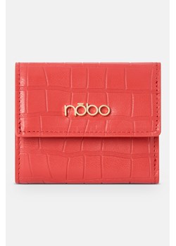 Mały portfel z klapką Nobo croco czerwony ze sklepu NOBOBAGS.COM w kategorii Portfele damskie - zdjęcie 167467344