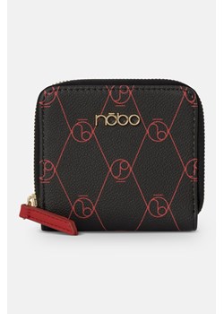 Mały portfel Nobo z monogramem czarno-czerwony ze sklepu NOBOBAGS.COM w kategorii Portfele damskie - zdjęcie 167467504