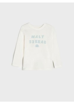 Sinsay - Koszulka z nadrukiem - kremowy ze sklepu Sinsay w kategorii Odzież dla niemowląt - zdjęcie 167526044
