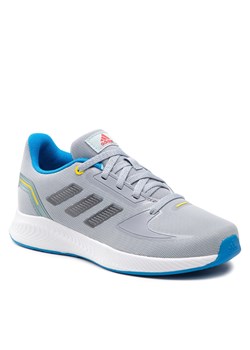 Sneakersy adidas Runfalcon 2.0 K HR1409 Szary ze sklepu eobuwie.pl w kategorii Buty sportowe dziecięce - zdjęcie 167526613
