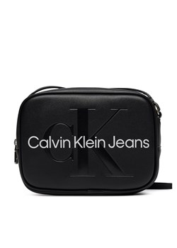 Torebka Calvin Klein Jeans Sculpted Camera Bag18 Mono K60K610275 Czarny ze sklepu eobuwie.pl w kategorii Listonoszki - zdjęcie 167567891