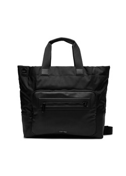 Torba Calvin Klein Ck Elevated Tote K50K511225 Czarny ze sklepu eobuwie.pl w kategorii Torby Shopper bag - zdjęcie 167568193
