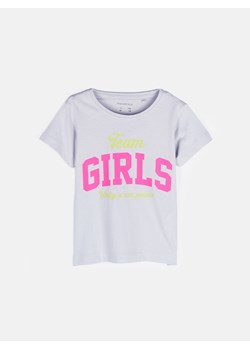 GATE Bawełniana koszulka z nadrukiem 3Y ze sklepu gateshop w kategorii Bluzki dziewczęce - zdjęcie 167570074