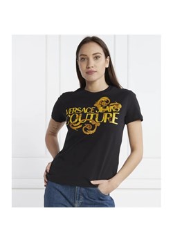 Versace Jeans Couture T-shirt | Regular Fit ze sklepu Gomez Fashion Store w kategorii Bluzki damskie - zdjęcie 167573594
