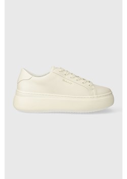 Gant sneakersy skórzane Jennise kolor biały 28531491.G29 ze sklepu ANSWEAR.com w kategorii Trampki damskie - zdjęcie 167576243