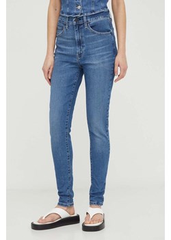 Levi&apos;s jeansy RETRO HIGH SKINNY damskie kolor niebieski ze sklepu ANSWEAR.com w kategorii Jeansy damskie - zdjęcie 167576470