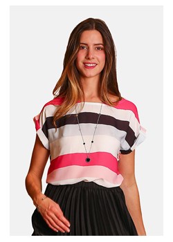 William de Faye Bluzka w kolorze różowo-czarnym ze sklepu Limango Polska w kategorii Bluzki damskie - zdjęcie 167577621