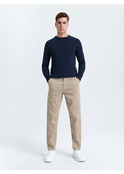 Sinsay - Spodnie chino - beżowy ze sklepu Sinsay w kategorii Spodnie męskie - zdjęcie 167580454