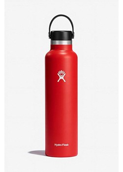 Hydro Flask butelka termiczna 24 OZ Standard Flex Cap S24SX612 kolor czerwony ze sklepu ANSWEAR.com w kategorii Bidony i butelki - zdjęcie 167620562