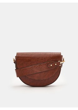 Sinsay - Torebka saddle bag - brązowy ze sklepu Sinsay w kategorii Listonoszki - zdjęcie 167622340