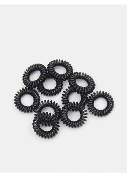 Sinsay - Gumki do włosów 10 pack - czarny ze sklepu Sinsay w kategorii Gumki do włosów - zdjęcie 167622380