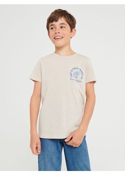Sinsay - Koszulka z nadrukiem - beżowy ze sklepu Sinsay w kategorii T-shirty chłopięce - zdjęcie 167622450